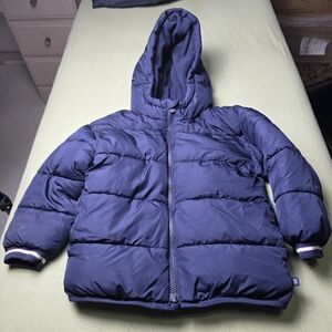 Kids Navy Blue Puffer Jacket